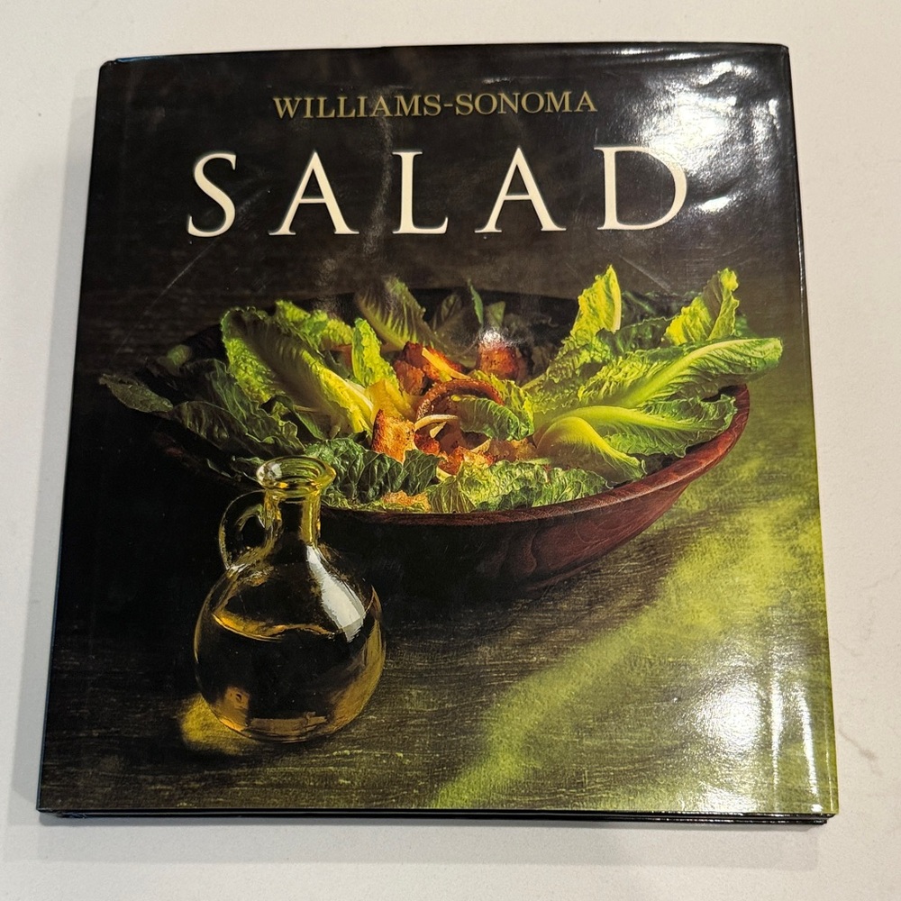 Williams Sonoma Salad Cookbook - Black and Green Cover